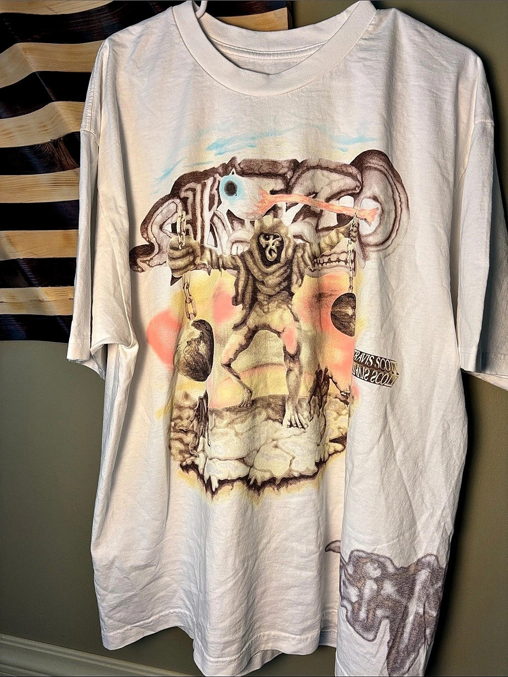 Travis Scott world tour graphic t shirt.